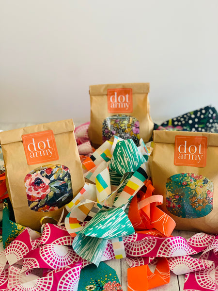 Fabric Scraps, one pound bag – Dot and Army