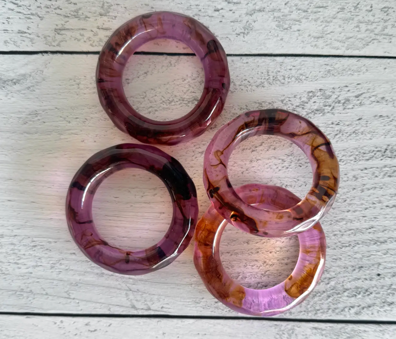 Element Napkin Rings, set of four