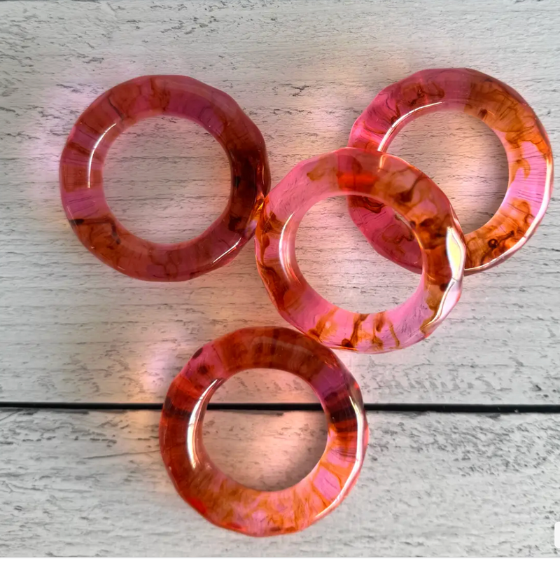 Element Napkin Rings, set of four