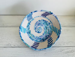 Blue Afternoon Rope Bowl- 7 inches
