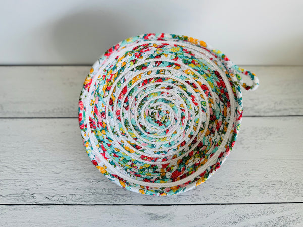 Bountiful Garden Rope Bowl- 7.5 inches