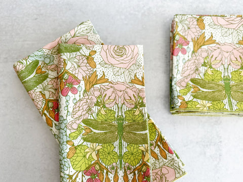 Dot and Army Cloth Napkins - Thumbnail 4