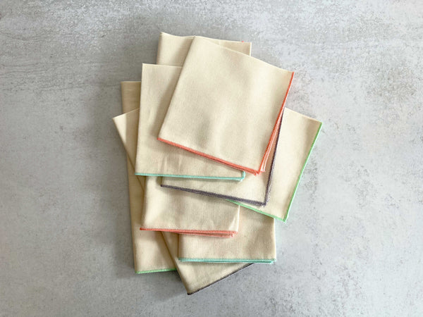 Cotton Crinkle Cloth Napkins, set of four – Dot and Army