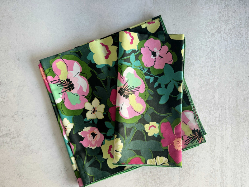 Flower Bloom Cloth Napkins, set of four
