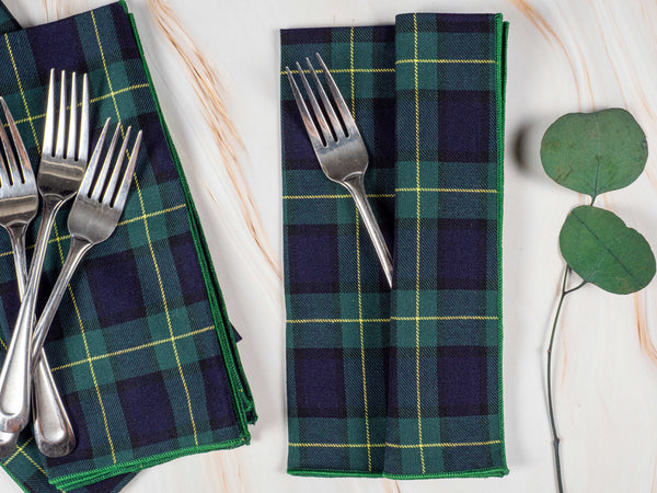 Tartan Cloth Napkins, set of four