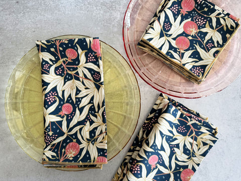 Dot and Army Cloth Napkins