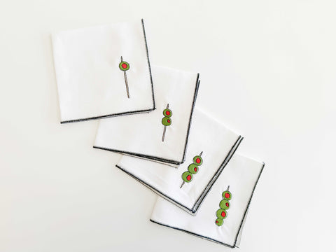 Dot and Army Cocktail Napkins