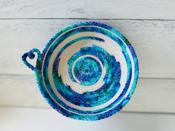 Mermaid Rope Bowl- 6.5 inches