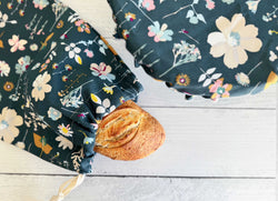 Midnight Garden Bread Makers Set- bread bag and cover