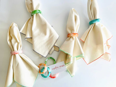 Dot and Army Pacific Napkin Rings