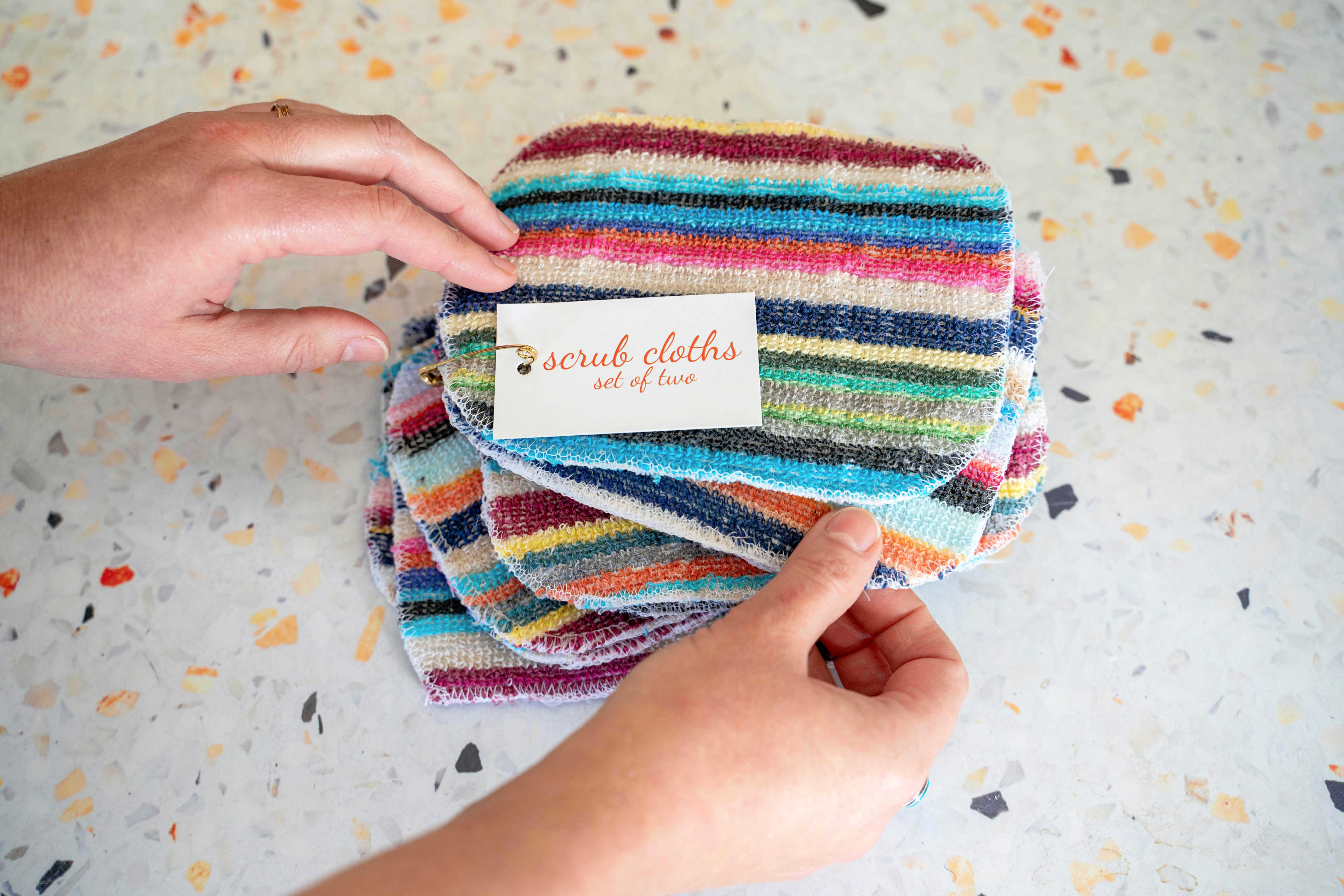 Scrub Cloths, set of two – Dot and Army