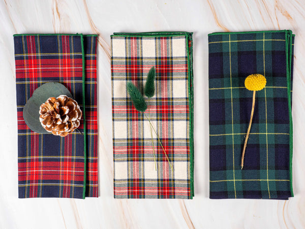 Tartan Cloth Napkins, set of four