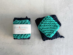 Scrubble and Cloth set- Kitchen Helpers- Made in the USA
