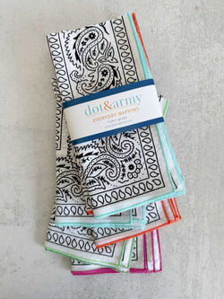 Handkerchief Cloth Napkins, set of four