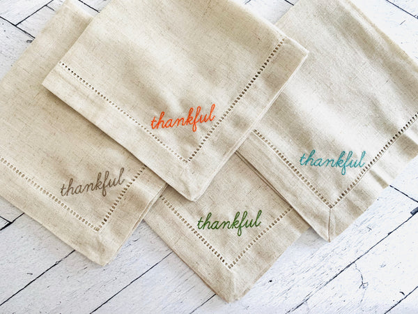 Insect Linen Chambray Cloth Napkins, set of four – Dot and Army