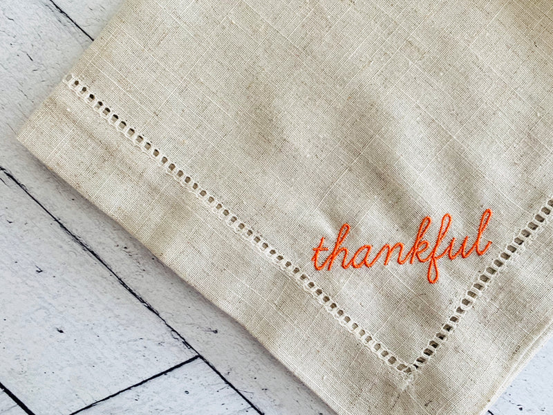 Thankful Cloth Napkins- set of four