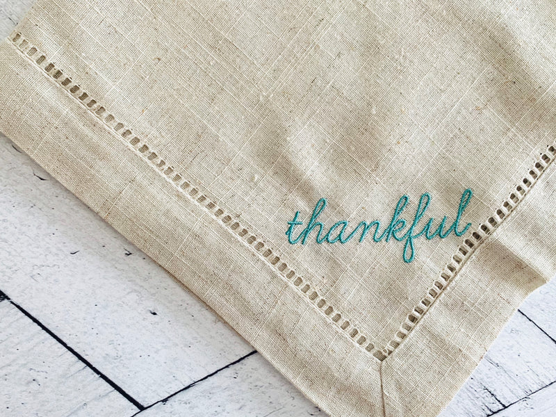 Thankful Cloth Napkins- set of four